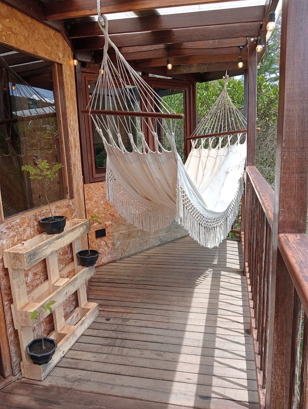 Red catamarán — Ikuna Glamping